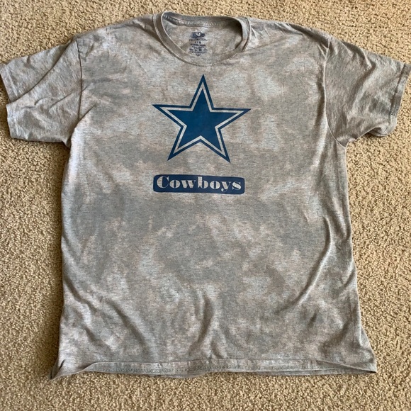 CUSTOM MADE Acid Wash Dallas Cowboys T-Shirt - Picture 3 of 6